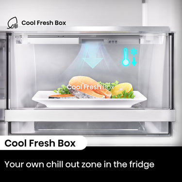 Factory second/Carton damaged Hisense 640 L PureFlex French Door Fridge – Stainless Steel (HRCD640TSW)
